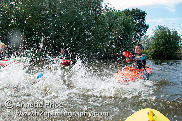 On-the-water. Training kayak paddlers to rescue swimmers