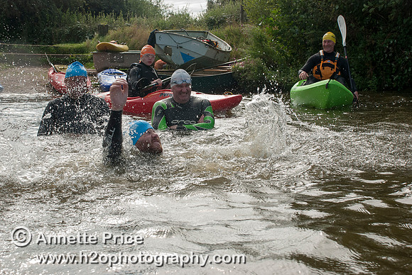 On-the-water. Training kayak paddlers to rescue swimmers
