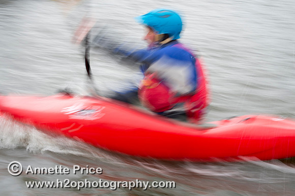 On-the-water. Training kayak paddlers to rescue swimmers