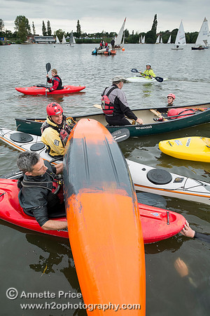 On-the-water. Training kayak paddlers to rescue swimmers