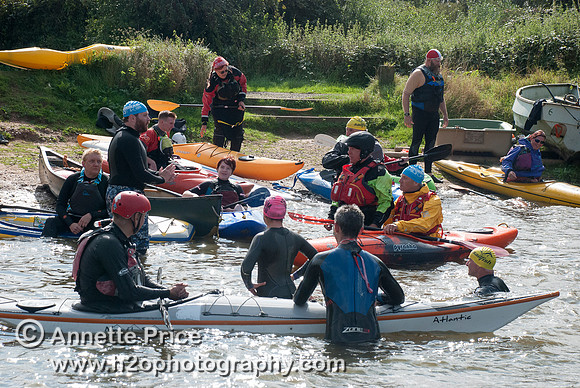 On-the-water. Training kayak paddlers to rescue swimmers
