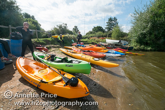 On-the-water. Training kayak paddlers to rescue swimmers
