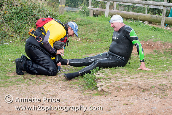 On-the-water. Training kayak paddlers to rescue swimmers