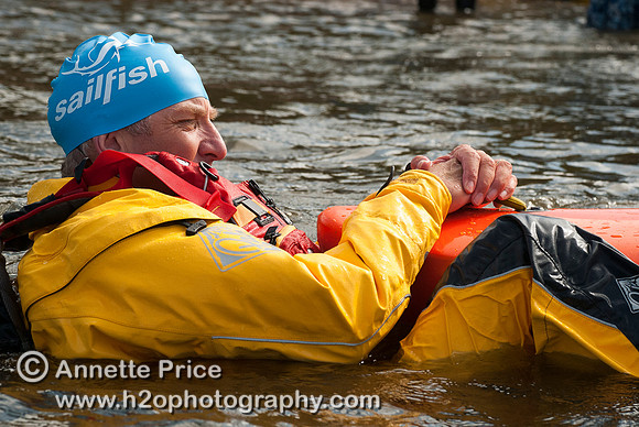 On-the-water. Training kayak paddlers to rescue swimmers