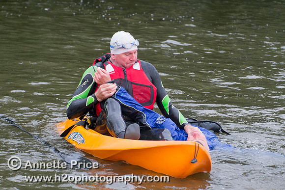 On-the-water. Training kayak paddlers to rescue swimmers