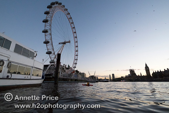 The London Eye, River Thames, London.
