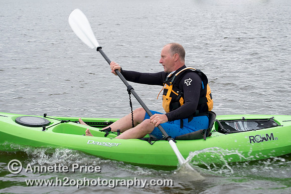 On-the-water. Training kayak paddlers to rescue swimmers