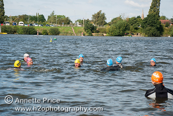 On-the-water. Training kayak paddlers to rescue swimmers