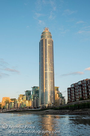St George Wharf Tower, Vauxhall, River Thames, London