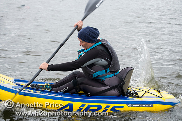 On-the-water. Training kayak paddlers to rescue swimmers