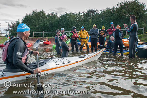 On-the-water. Training kayak paddlers to rescue swimmers