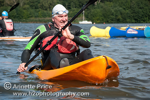 On-the-water. Training kayak paddlers to rescue swimmers