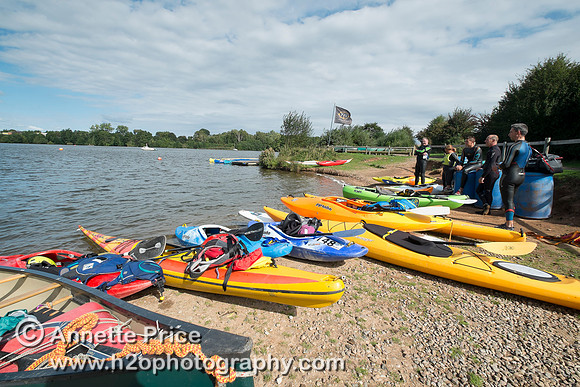 On-the-water. Training kayak paddlers to rescue swimmers