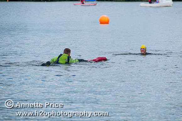On-the-water. Training kayak paddlers to rescue swimmers