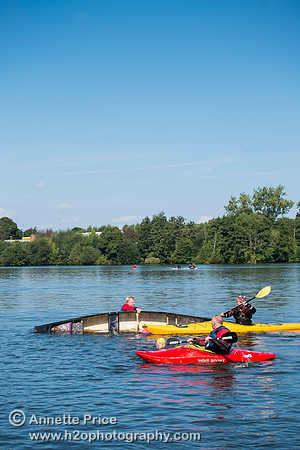 On-the-water. Training kayak paddlers to rescue swimmers