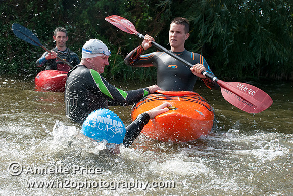 On-the-water. Training kayak paddlers to rescue swimmers