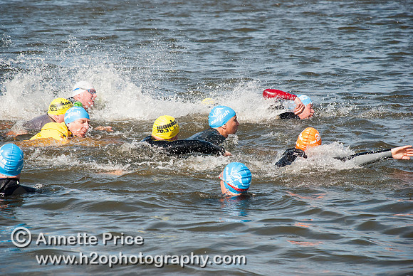 On-the-water. Training kayak paddlers to rescue swimmers