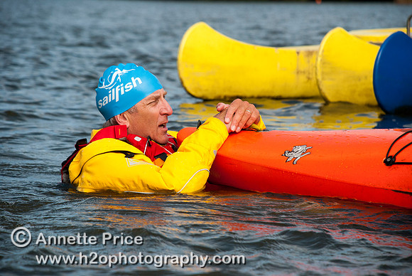 On-the-water. Training kayak paddlers to rescue swimmers