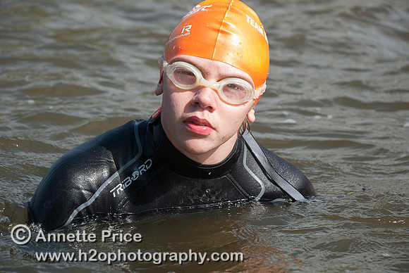 On-the-water. Training kayak paddlers to rescue swimmers